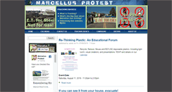 Desktop Screenshot of marcellusprotest.org